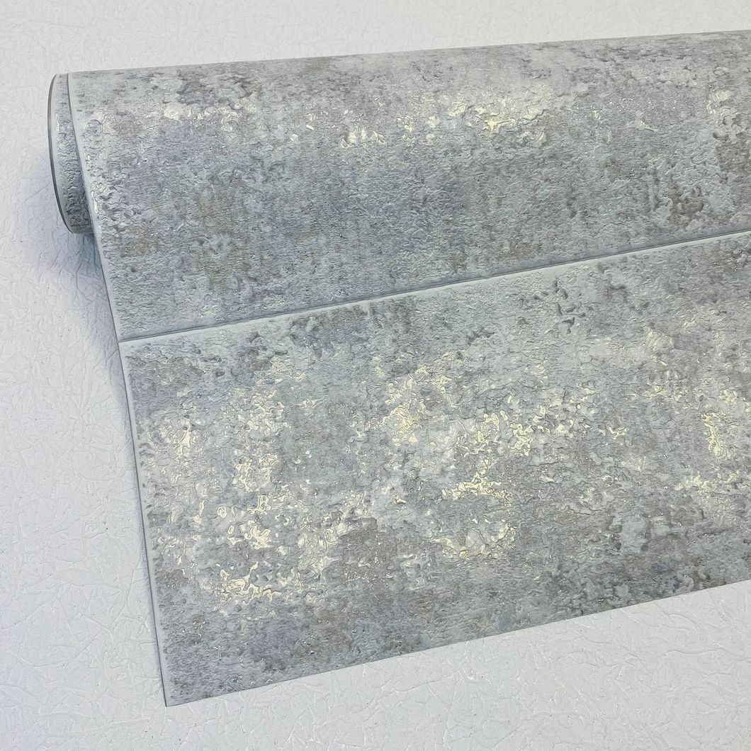Шпалери вінілові на паперовій основі супер мийка Слов'янські шпалери Expromt В38 Котто сірий 1,06 х 10,05м (5823-03)