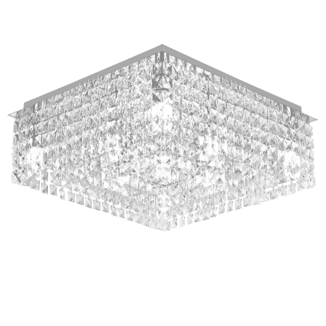 Люстра KRYSTAL 9xE14 S 500x500x170 CHROME-230-IP20, Хром