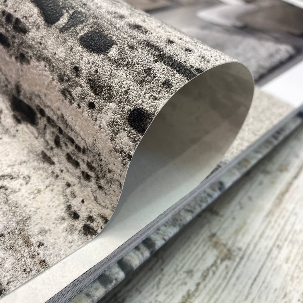 Обои виниловые на флизелиновой основе темно-серый Marburg Wallcoverings Travertino 1,06 х 10,05м (33054)