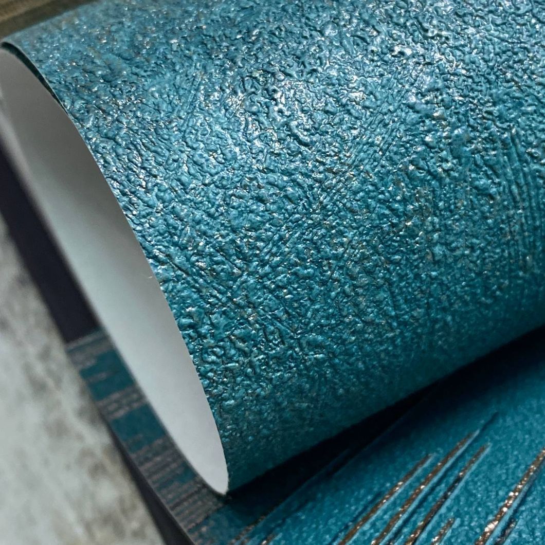 Обои виниловые на флизелиновой основе Erismann Fashion for Walls 4 бирюзовый 1,06 х 10,05м (12187-19)