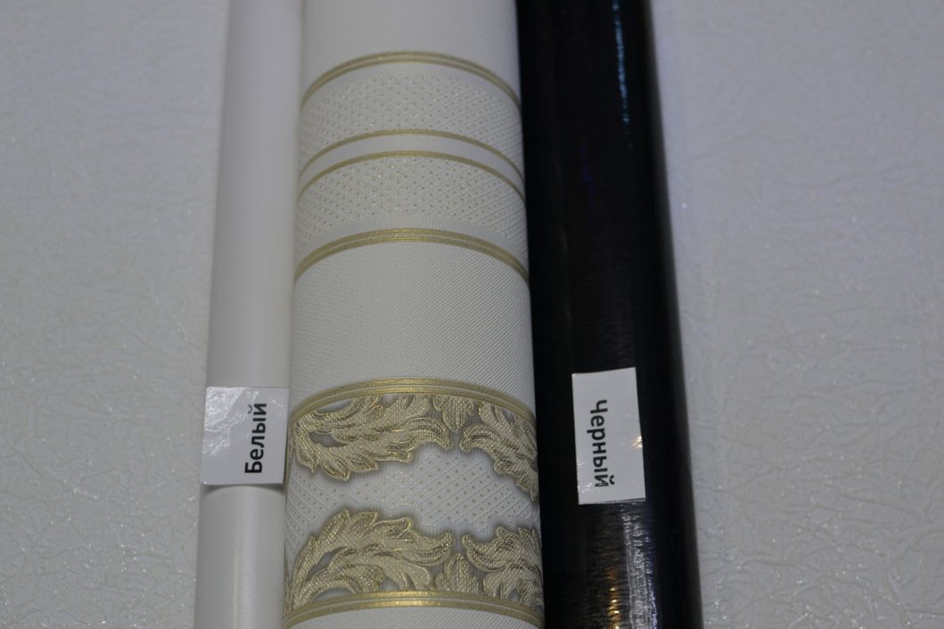 Шпалери вінілові на флізеліновій основі Слов'янські шпалери LeGrand Platinum В122 Брістоль 2 золотистий 1,06 х 10,05м (V 519-05)