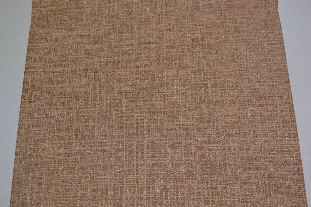 Шпалери вінілові на паперовій основі під фарбування Слов'янські шпалери Comfort + В40,4 Текстиль коричневий 0,53 х 15м (C 722-12)