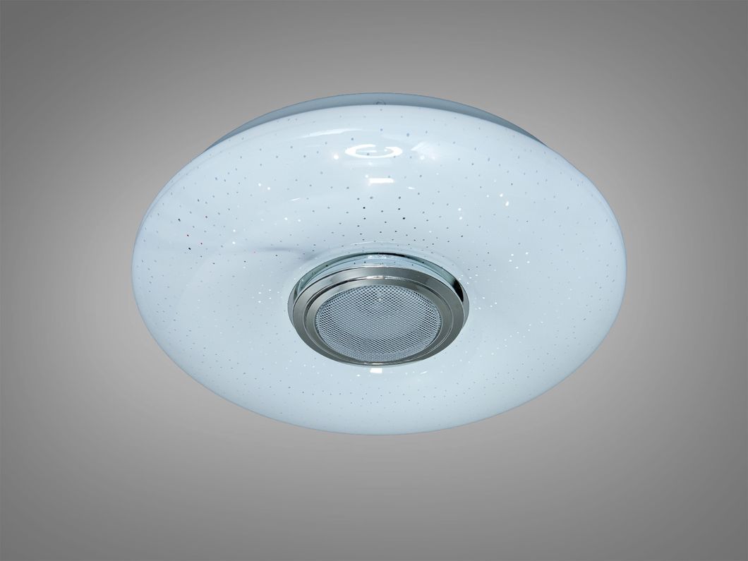 LED люстра потолочная белая 34Вт 6м&sup2; без пульта, TUYA додаток