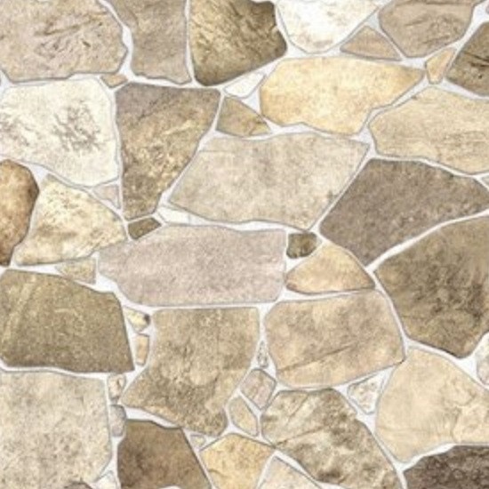 Панель стінова декоративна пластикова камінь ПВХ "Дикий бежевий" 984 мм х 633 мм (245дб), Бежевий, Бежевий