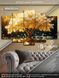 Модульная картина MAKO "Золотое дерево " 80x125 см MK50507
