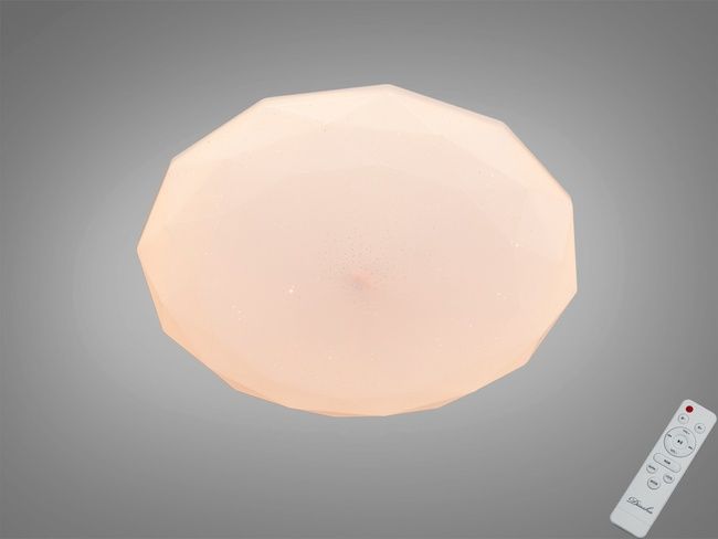 Люстра стельова Diasha Смарт біла RGB 70 Вт 12 м2, I-LINK додаток
