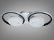 Люстра LED кольца белая черная 58W диммер 2+2