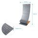 R017-2-20 Панель стеновая в рулоне 3D 700мм*19,6м*2мм серебро (D) SW-00002278, Серебряный3, Серебряный