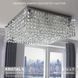 Люстра KRYSTAL 9xE14 S 500x500x170 CHROME-230-IP20, Хром